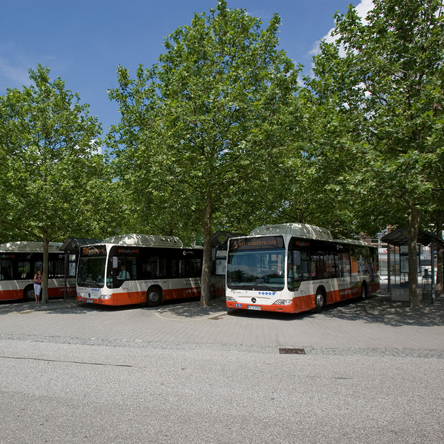 Der zentrale Omnibusbahnhof (ZOB)