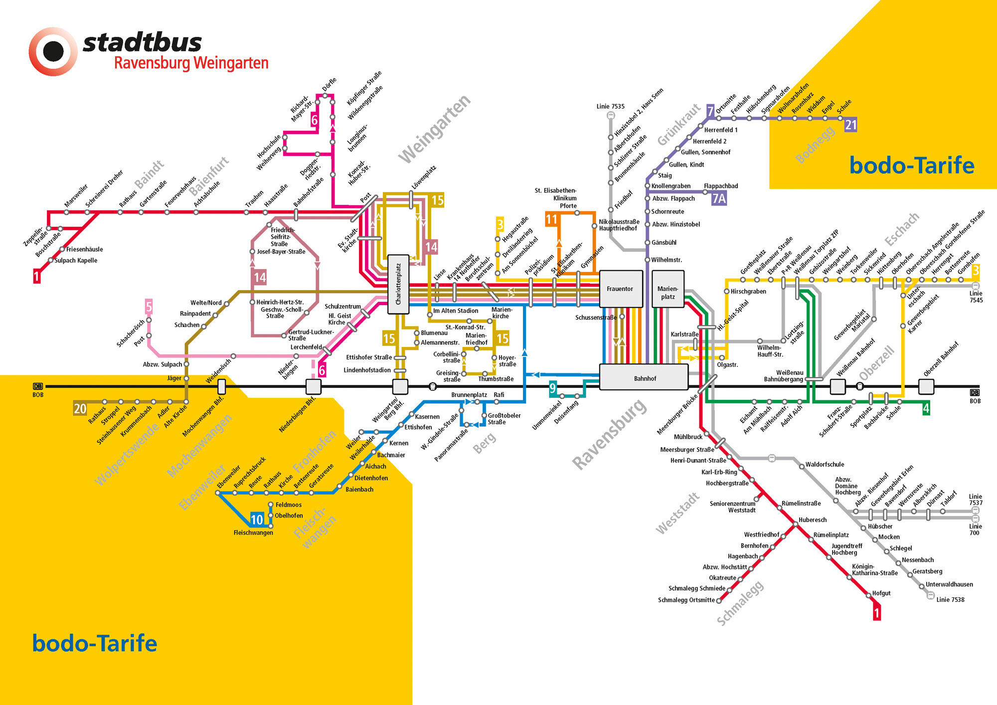stadtbus Ravensburg Weingarten GmbH • Partner des bodo